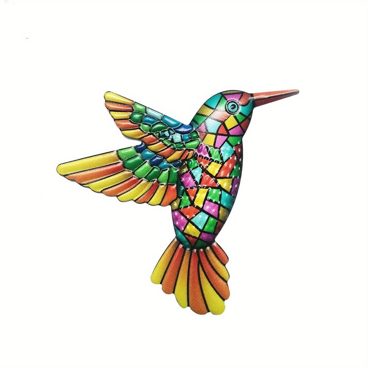 1pc/4pcs, Metal Hummingbird Wall Art Decor, Metal Birds Outdoor Wall Sculpture Decoration Hanging, Room Decor, Home Decor, Wedding Decor, Holiday Decor, Party Decor, Celebration Decor