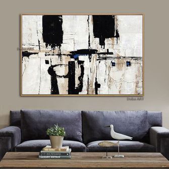 Oil Painting Handmade Hand Painted Wall Art Mintura Modern Abstract Landscape Picture For Home Living Room hallway bedroom luxurious decorative painting