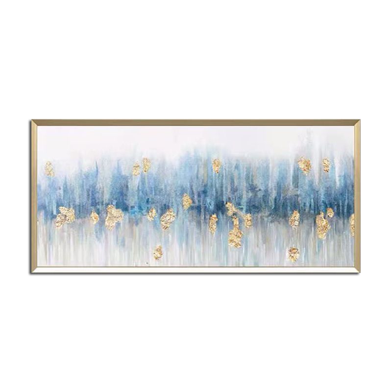 Blue artistic Frameless Abstract Oil Painting On Canvas For Living Room Home Pictures Paint By Modern Oil Wall Art Paintings