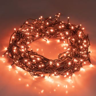 200 LED 66FT Halloween Fairy String Lights, Halloween Decoration Lights with 8 Lighting Modes, Mini String Lights Plug in for Indoor Outdoor Christmas Garden Wedding Party Decor, Orange