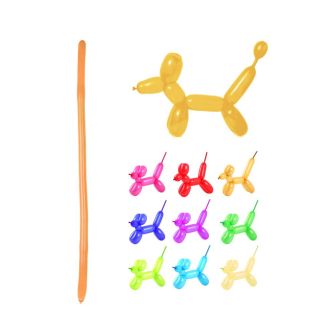 Balloons Kit with Pump, Shiny Metallic Latex Twisting Balloons for Balloon Animals, Magic Balloons for Birthdays Wedding Party Decorations 360pcs Multicolor 130cm